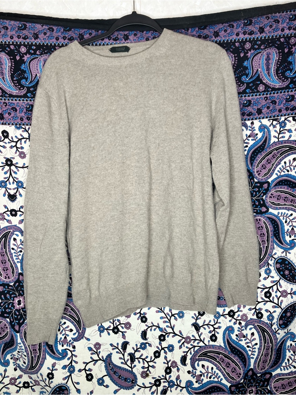 Zanone merino wool/ cashmere crewneck